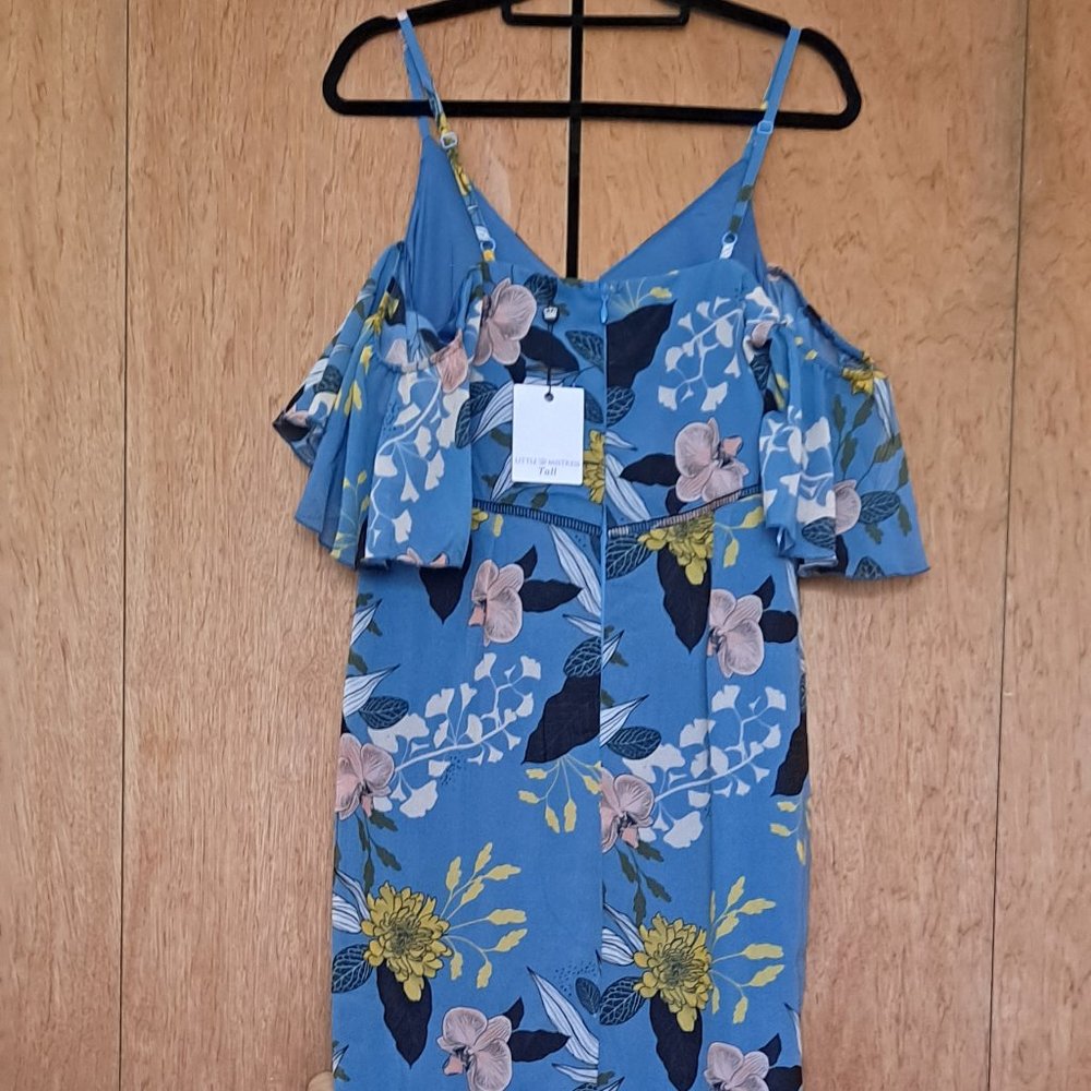 ASOS Fishtail Ruffle Midaxi Dress - Picture 3 of 6